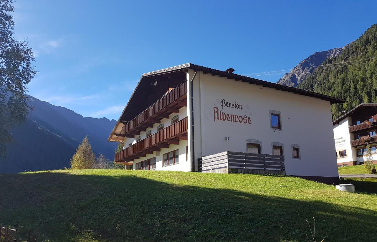 Pension Alpenrose Sankt Sigmund im Sellrain Exterior foto